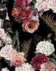 Elegant Vintage Rose Bouquet Mural