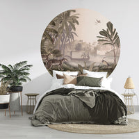 Leopard Landscape - Sepia Dot