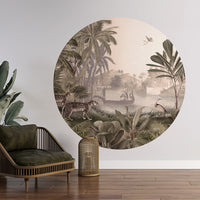 Leopard Landscape - Sepia Dot