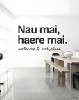 Nau mai, haere mai
