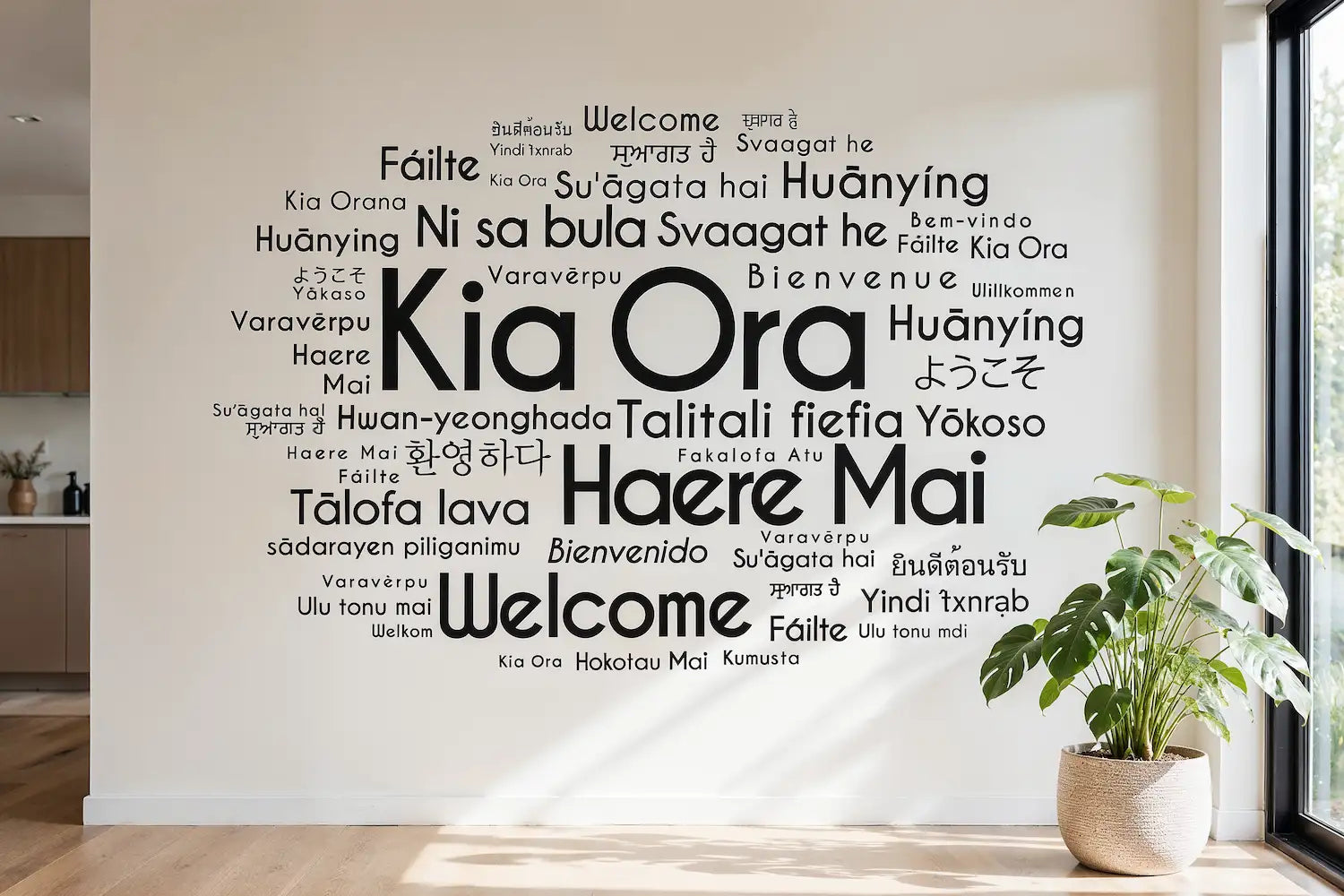 Welcome Word Art Wall Decal – YDS STUDIO