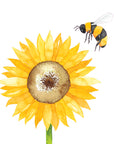 Sunflowers and Bees