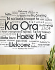 Welcome Word Art Wall Decal