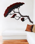 Pohutukawa Branch wall decal