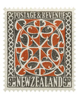 1938 9D NZ stamp