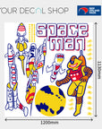 SPACEMAN wall decal