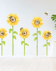 Sunflowers and Bees