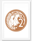 2 Cents Art Print Your Decal Shop Wall Decal NZ