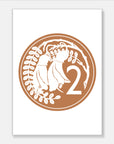 2 Cents Art Print Your Decal Shop Wall Decal NZ