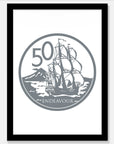 50 Cents Art Print Your Decal Shop Wall Decal NZ