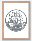 50 Cents Art Print Your Decal Shop Wall Decal NZ