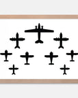 Airplanes Art Print Your Decal Shop Wall Decal NZ