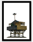 Beach Tower Art Print Your Decal Shop Wall Decal NZ