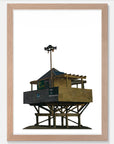 Beach Tower Art Print Your Decal Shop Wall Decal NZ