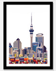 Auckland CBD Art Print Your Decal Shop Wall Decal NZ