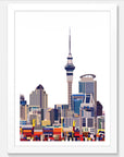 Auckland CBD Art Print Your Decal Shop Wall Decal NZ