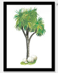 Hairy Maclary Cabbage Tree Art Print