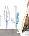 Cactus with Flowers Wall Decal Your Decal Shop Wall Decal NZ