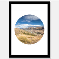 Cloudy Mountain Art Print Your Decal Shop Wall Decal NZ
