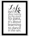 Dance in the Rain Art Print Your Decal Shop Wall Decal NZ