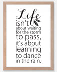 Dance in the Rain Art Print Your Decal Shop Wall Decal NZ