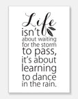 Dance in the Rain Art Print Your Decal Shop Wall Decal NZ