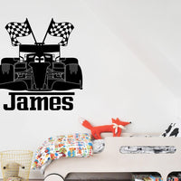Formula one with name Wall Decal Your Decal Shop Wall Decal NZ
