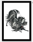 Hairy Maclary Playing Art Print