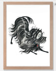 Hairy Maclary Playing Art Print