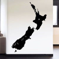 New Zealand Silhouette Blackboard Wall Decals Your Decal Shop Wall Decal NZ