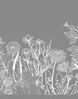 Vintage Floral Sketch Window Decal Your Decal Shop Wall Decal NZ