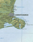Topographic Map of New Zealand Mural Your Decal Shop Wall Decal NZ