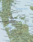 Topographic Map of New Zealand Mural Your Decal Shop Wall Decal NZ