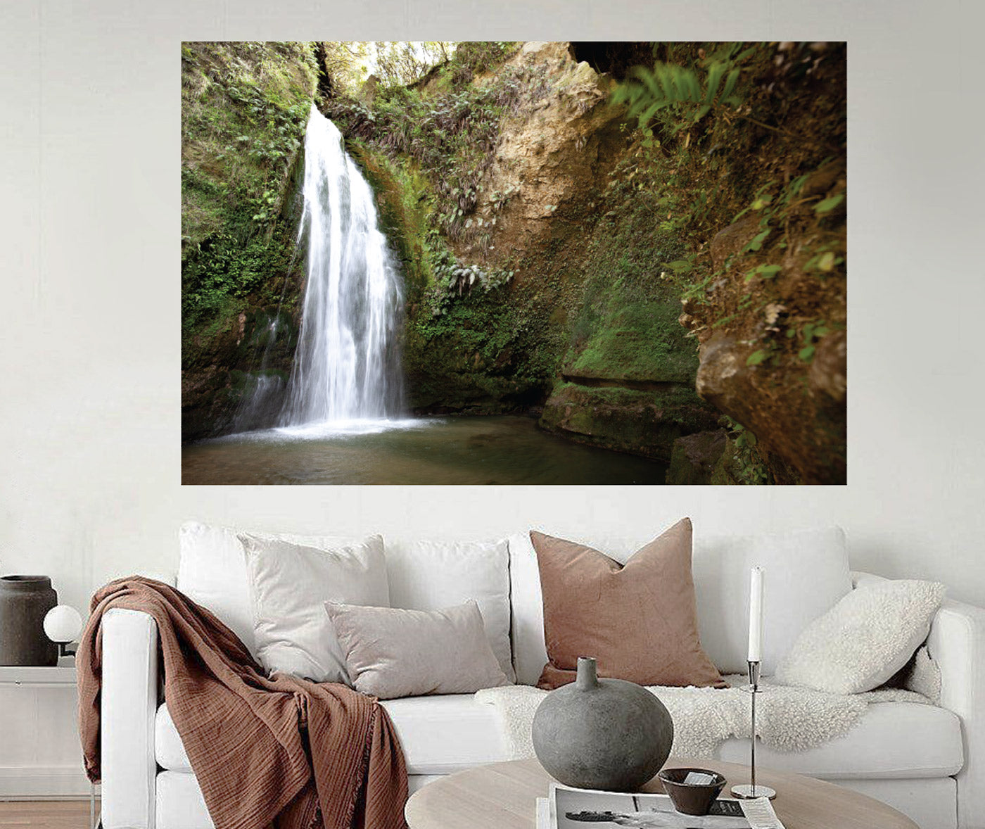 Tangoio Waterfall Nook Mural Your Decal Shop Wall Decal NZ