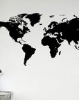 World Map Wall Decal Your Decal Shop Wall Decal NZ