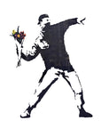 Banksy Flower Thrower Wall Decal