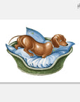 Schnitzel Von Krumm Basket Art Print