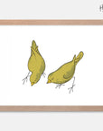 Hairy Maclary Birds Art Print