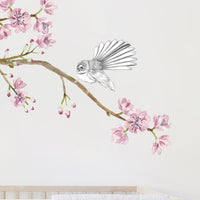 Blossom Tree Fantail Wall Decal