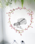 Fantail Wreath Wall Decal Your Decal Shop Wall Decal NZ