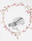 Fantail Wreath Wall Decal Your Decal Shop Wall Decal NZ