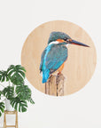 Geometric Kingfisher Mural Dot Your Decal Shop Wall Decal NZ