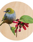Geometric Silvereye Wall Spot Your Decal Shop Wall Decal NZ