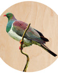 Geometric Kereru Mural Dot Your Decal Shop Wall Decal NZ