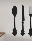 Knife Fork Spoon Wall Decal
