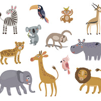 Playful Animals Wall Decals Your Decal Shop Wall Decal NZ