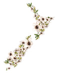 NZ Manuka Map Wall Decal Your Decal Shop Wall Decal NZ