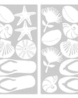 Window Strike Sea Shell Decals