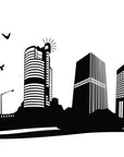 Wellington Skyline Wall Decal Your Decal Shop Wall Decal NZ