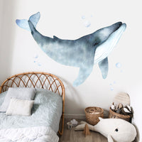 Blue Whale Wall Decal